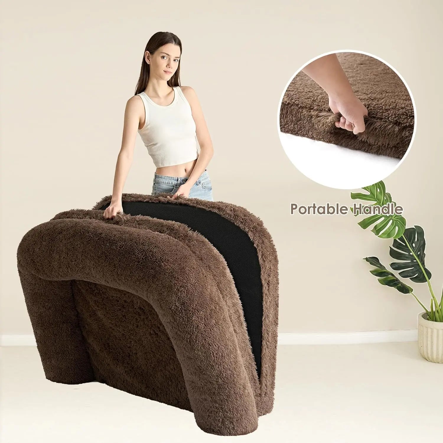 Foldable Bed for Both Humans and Dogs