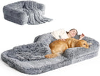 Foldable Bed for Both Humans and Dogs