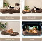 Foldable Bed for Both Humans and Dogs